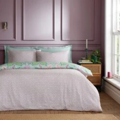 Nouveau Trail 180 Thread Count 100% Cotton Duvet Cover And Pillowcase Set -Habitat Store 30928308 alt02