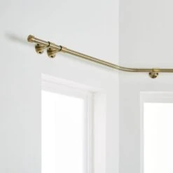Trinity Metal Eyelet Bay Curtain Pole