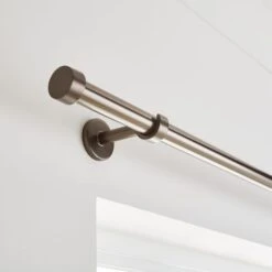 Trinity Extendable Metal Eyelet Curtain Pole -Habitat Store 30928368