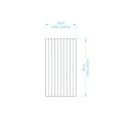 Ribbed Extendable Metal Eyelet Curtain Pole 27 Ribbed Extendable Metal Eyelet Curtain Pole -Habitat Store 30928376 alt08