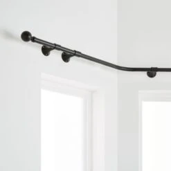 Ashton Metal Eyelet Bay Curtain Pole -Habitat Store 30928384