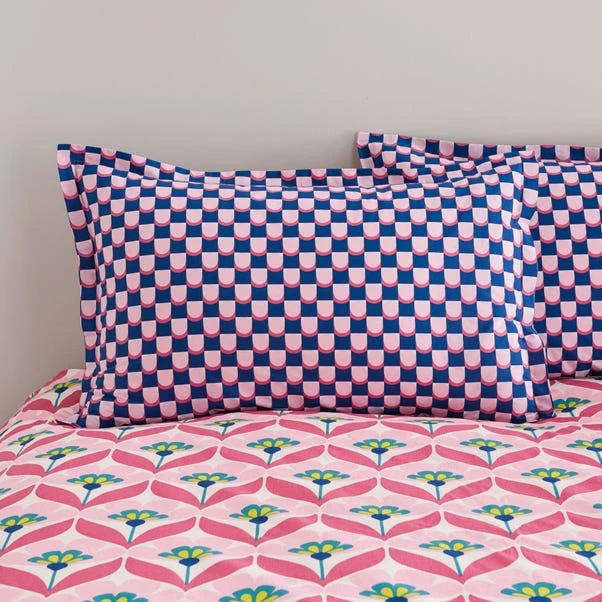 Tallie Retro Cotton Oxford Pillowcase 3 Tallie Retro Cotton Oxford Pillowcase