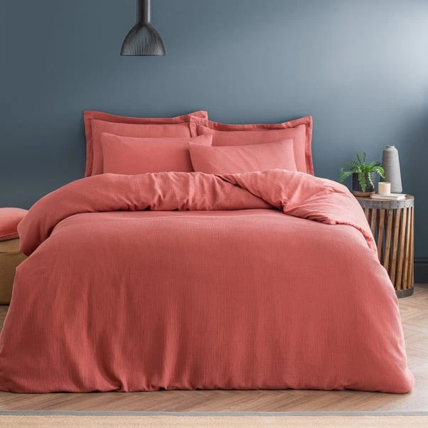 Alston Waffle Duvet Cover And Pillowcase Set 21 Alston Waffle Duvet Cover And Pillowcase Set - Image 19