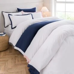 Adair Oxford Edge Duvet Cover & Pillowcase Set -Habitat Store 30928463 alt07