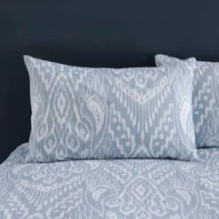 Global Ikat Cotton Duvet Cover & Pillowcase Set -Habitat Store 30928470 alt03
