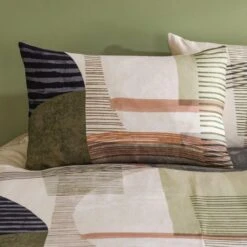 Lukas Geometric Cotton Duvet Cover & Pillowcase Set -Habitat Store 30928471 alt04