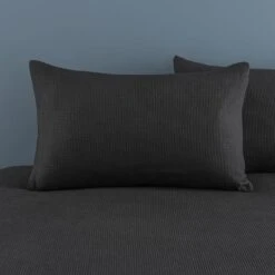 Alston Waffle Standard Pillowcase Pair -Habitat Store 30928497