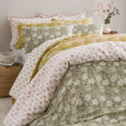 Lizzy Tile Cotton Duvet Cover & Pillowcase Set -Habitat Store 30928500 alt08