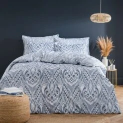 Global Ikat Cotton Duvet Cover & Pillowcase Set