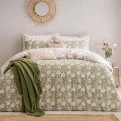 Lizzy Tile Cotton Duvet Cover & Pillowcase Set -Habitat Store 30928502 alt07