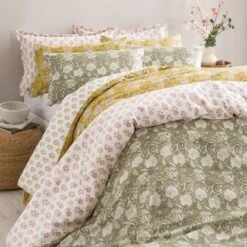 Lizzy Tile Cotton Duvet Cover & Pillowcase Set -Habitat Store 30928502 alt08