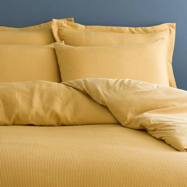 Alston Waffle Duvet Cover And Pillowcase Set 11 Alston Waffle Duvet Cover And Pillowcase Set - Image 9