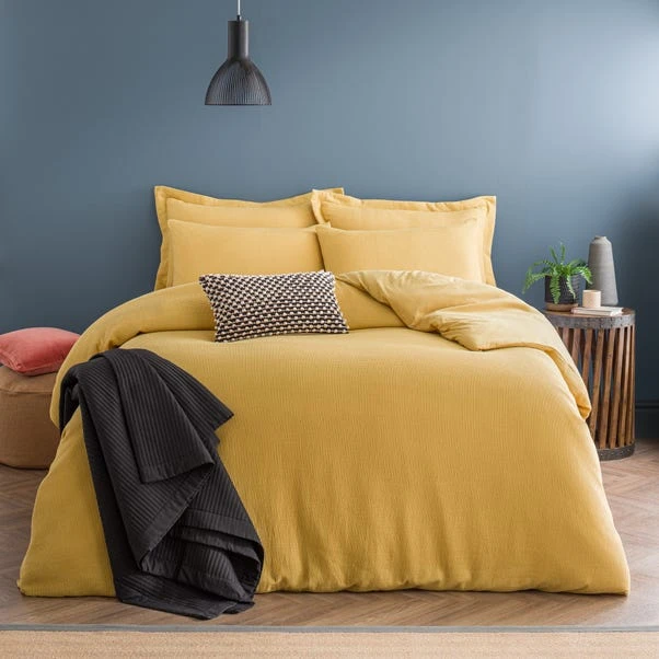 Alston Waffle Duvet Cover And Pillowcase Set 13 Alston Waffle Duvet Cover And Pillowcase Set - Image 11