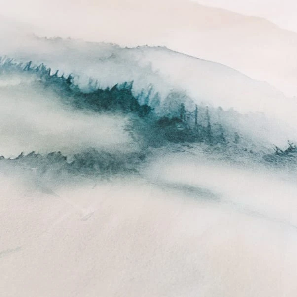 Paintery Landscape Cotton Duvet Cover & Pillowcase Set 11 Paintery Landscape Cotton Duvet Cover & Pillowcase Set - Image 9