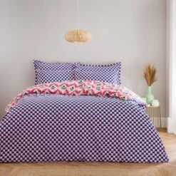 Tallie Retro Cotton Duvet Cover & Pillowcase Set -Habitat Store 30928561 alt02