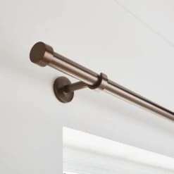 Trinity Extendable Metal Eyelet Curtain Pole -Habitat Store 30928619