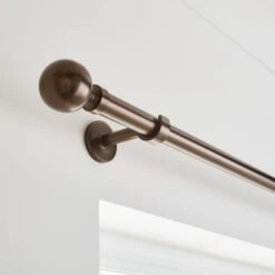 Ashton Extendable Metal Eyelet Curtain Pole -Habitat Store 30928623