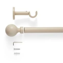 Ashton Fixed Metal Eyelet Curtain Pole -Habitat Store 30928661 alt02