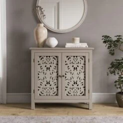 Eden Small Sideboard, Grey Washed