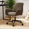 Ginny Boucle Swivel Office Chair -Habitat Store 30928669