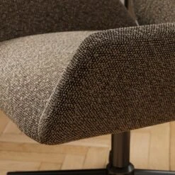 Ginny Boucle Swivel Office Chair -Habitat Store 30928669 alt02