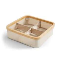 Berkeley 4 Compartments Foldable Storage Basket -Habitat Store 30929109 alt02