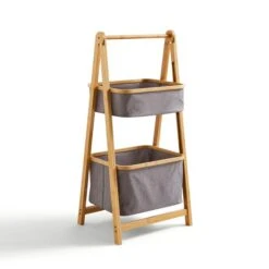 Berkeley 2 Tier Foldable Storage Rack -Habitat Store 30929110 alt02