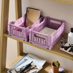 Pack Of 2 Foldable Crates 31 Pack Of 2 Foldable Crates -Habitat Store 30929147