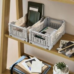 Pack Of 2 Foldable Crates 25 Pack Of 2 Foldable Crates -Habitat Store 30929155