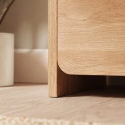 Bennett Extra Wide TV Unit For TVs Up To 70", Light Oak -Habitat Store 30929181 alt04