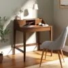 Knowle Compact Pull Out Oak Desk 1 Knowle Compact Pull Out Oak Desk -Habitat Store 30929184