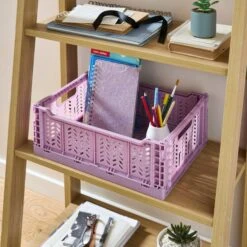 Medium Foldable Crate 31 Medium Foldable Crate -Habitat Store 30929235