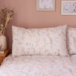 Freya Stem Floral 144 Thread Count Cotton Duvet Cover & Pillowcase Set -Habitat Store 30929301 alt01
