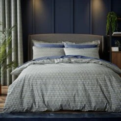 Nils Geometric 144 Thread Count Duvet Cover & Pillowcase Set 35 Nils Geometric 144 Thread Count Duvet Cover & Pillowcase Set -Habitat Store 30929313