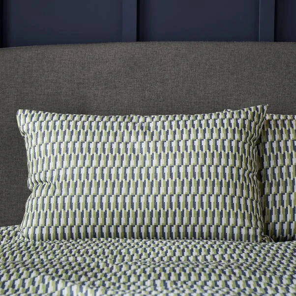 Nils Geometric 144 Thread Count Duvet Cover & Pillowcase Set 17 Nils Geometric 144 Thread Count Duvet Cover & Pillowcase Set - Image 15