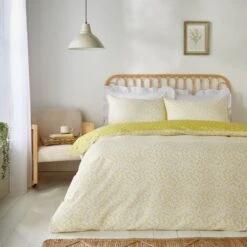 Annie Floral 144 Thread Count Cotton Reversible Duvet Cover & Pillowcase Set -Habitat Store 30929323