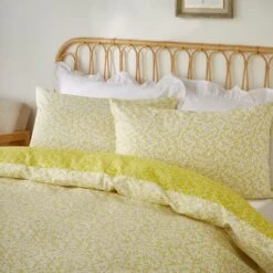 Annie Floral 144 Thread Count Cotton Reversible Duvet Cover & Pillowcase Set -Habitat Store 30929327 alt07
