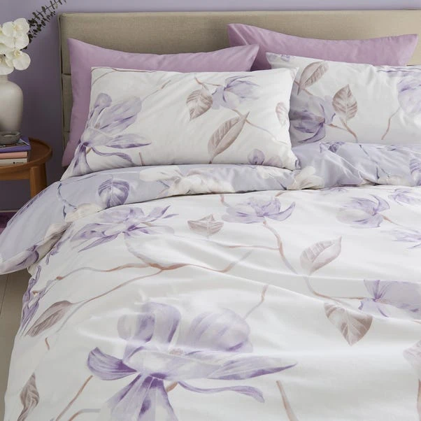 Lois Floral 144 Thread Count Reversible Duvet Cover & Pillowcase Set 22 Lois Floral 144 Thread Count Reversible Duvet Cover & Pillowcase Set - Image 20