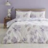 Lois Floral 144 Thread Count Reversible Duvet Cover & Pillowcase Set -Habitat Store 30929337
