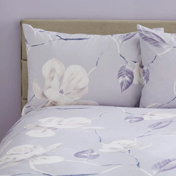 Lois Floral 144 Thread Count Reversible Duvet Cover & Pillowcase Set 6 Lois Floral 144 Thread Count Reversible Duvet Cover & Pillowcase Set - Image 4