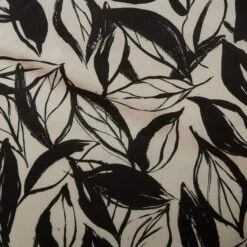 Sketched Leaf 144 Thread Count Reversible Cotton Duvet Cover & Pillowcase Set -Habitat Store 30929339 alt05