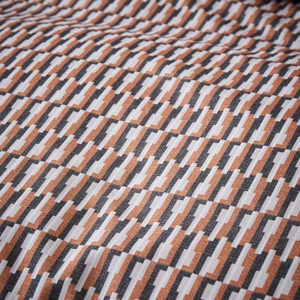 Nils Geometric 144 Thread Count Duvet Cover & Pillowcase Set 12 Nils Geometric 144 Thread Count Duvet Cover & Pillowcase Set - Image 10