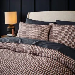 Nils Geometric 144 Thread Count Duvet Cover & Pillowcase Set 32 Nils Geometric 144 Thread Count Duvet Cover & Pillowcase Set -Habitat Store 30929341 alt03