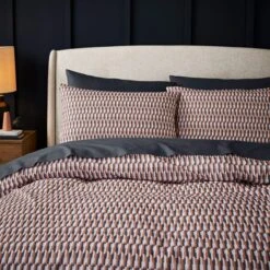 Nils Geometric 144 Thread Count Duvet Cover & Pillowcase Set 34 Nils Geometric 144 Thread Count Duvet Cover & Pillowcase Set -Habitat Store 30929341 alt05