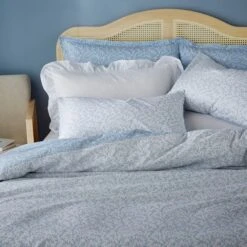 Annie Floral 144 Thread Count Cotton Reversible Duvet Cover & Pillowcase Set -Habitat Store 30929342 alt03