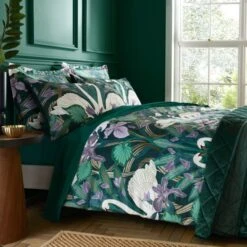 Nouveau Swan Duvet Cover And Pillowcase Set 35 Nouveau Swan Duvet Cover And Pillowcase Set -Habitat Store 30929366 alt08