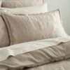 Luxe Heron Champagne Oxford Pillowcase -Habitat Store 30929394