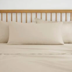 Pure Cotton Kingsize Pillowcase Pair -Habitat Store 30929448 alt01