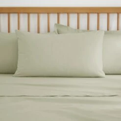 Pure Cotton Standard Pillowcase Pair -Habitat Store 30929629 alt02