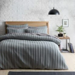 Arthur Stripe Duvet Cover And Pillowcase Set 38 Arthur Stripe Duvet Cover And Pillowcase Set -Habitat Store 30929827